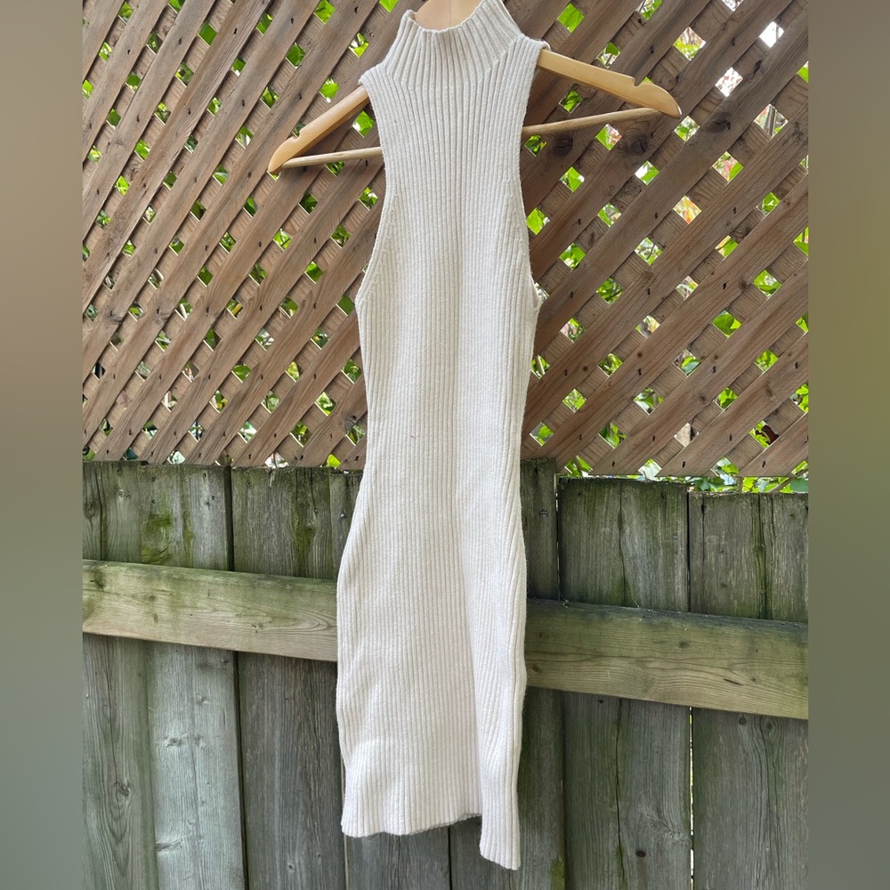 Et Clet Ribbed Sweater Dress